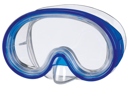 BECO Taucherbrille Tauchermaske Kinder Havanna 8+ rot / blau