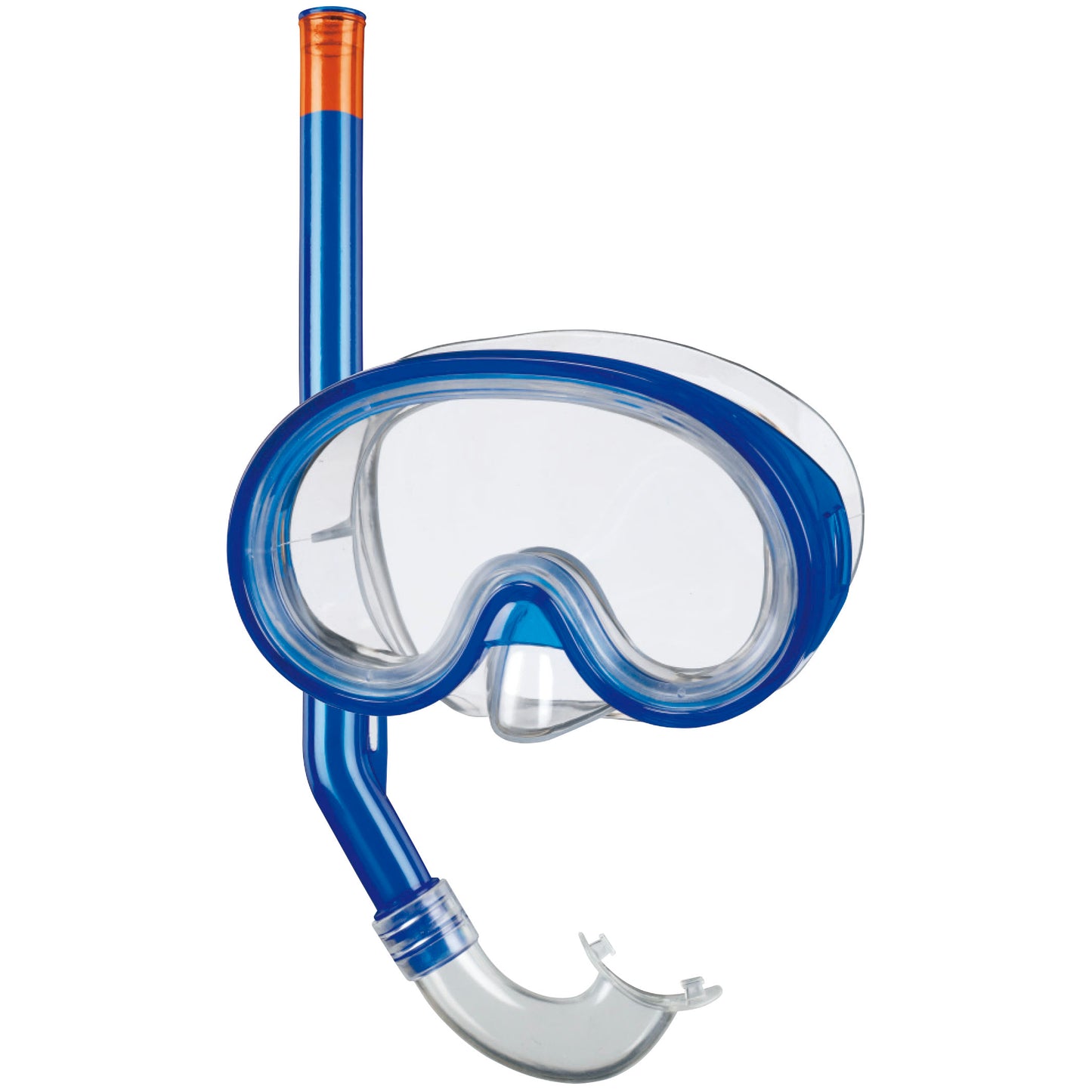 BECO Kinder Schnorchel-Set Tauchermaske Taucherbrille Havanna 8+ rot / blau
