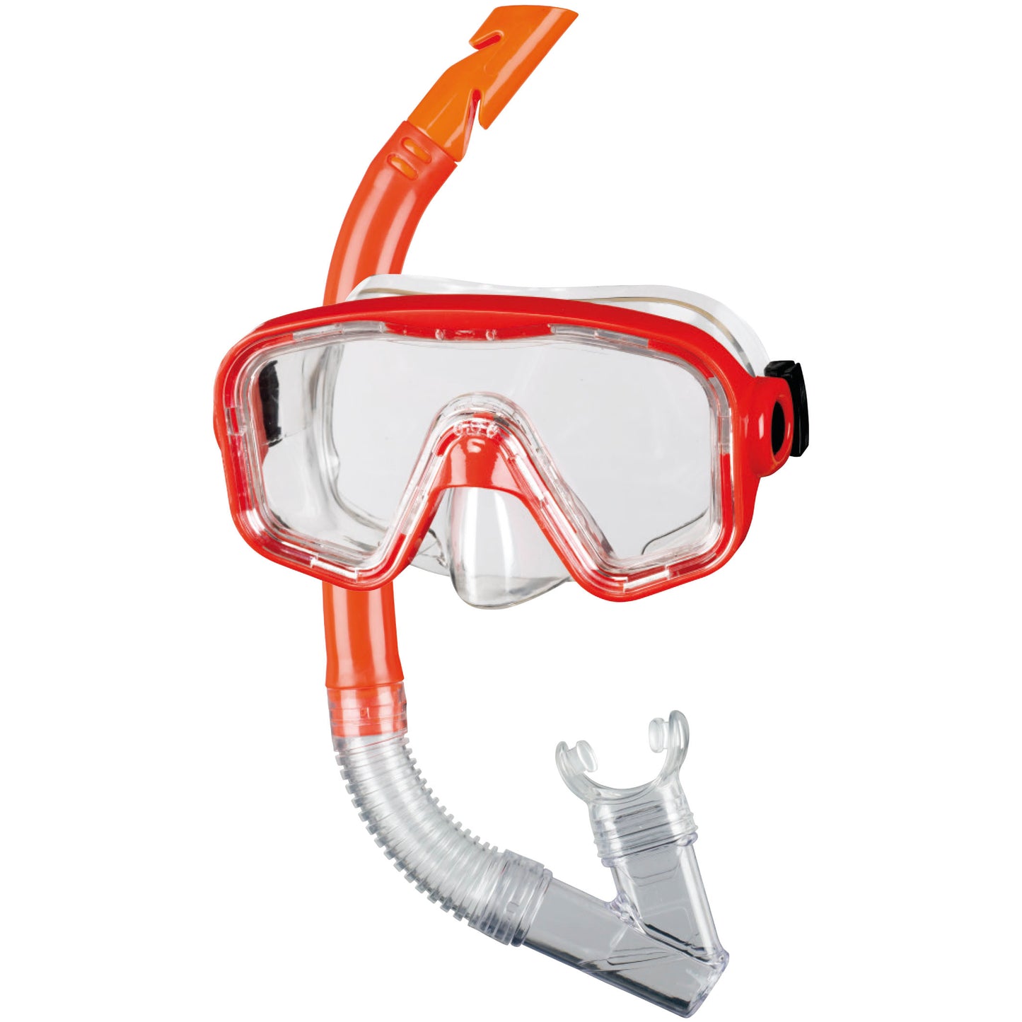 BECO Schnorchel-Set Taucherbrille Schnorchel Kinder Bahia 12+ gelb / rot / blau