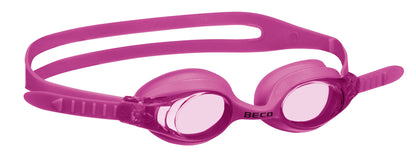 BECO Jugend-Schwimmbrille Colombo 12+  pink / blau / grün