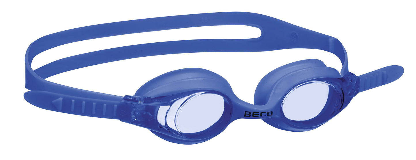 BECO Jugend-Schwimmbrille Colombo 12+  pink / blau / grün
