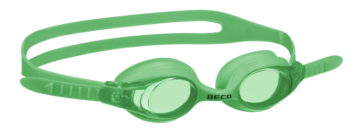 BECO Jugend-Schwimmbrille Colombo 12+  pink / blau / grün