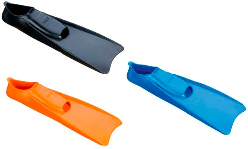 BECO Gummi-Schwimmflossen schwarz / orange / blau Größen 23/24 - 46/47