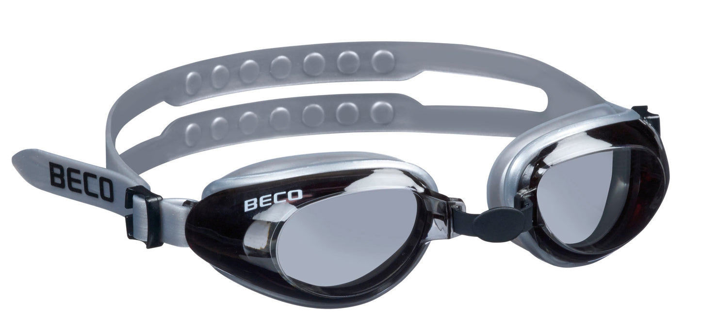BECO Schwimmbrille Lima schwarz / blau / grau