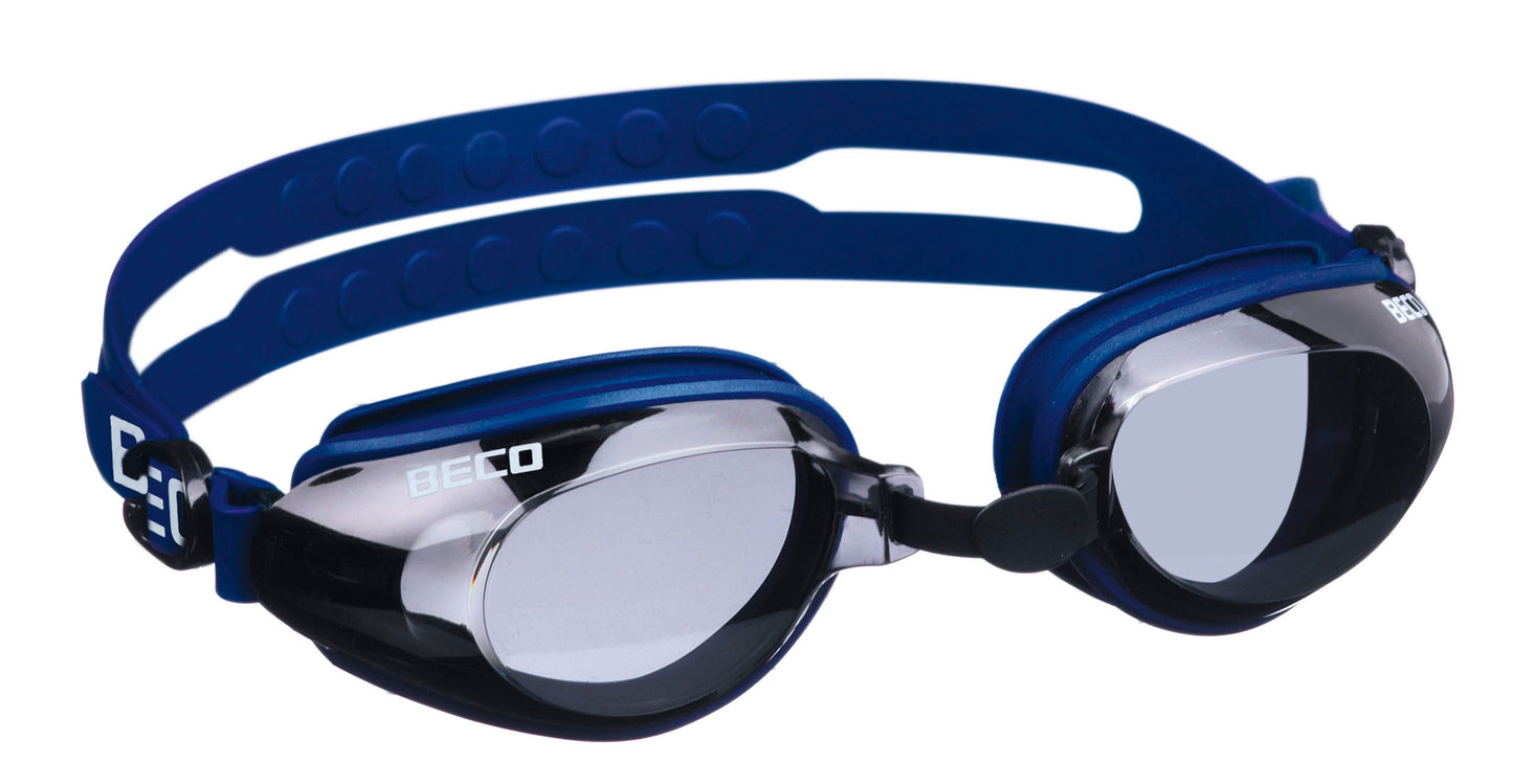 BECO Schwimmbrille Lima schwarz / blau / grau