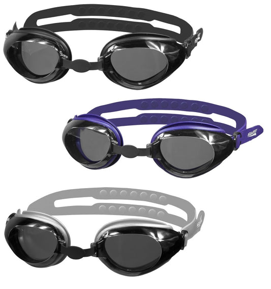 AQUA SPEED Schwimmbrille City schwarz / blau / grau Taucherbrille