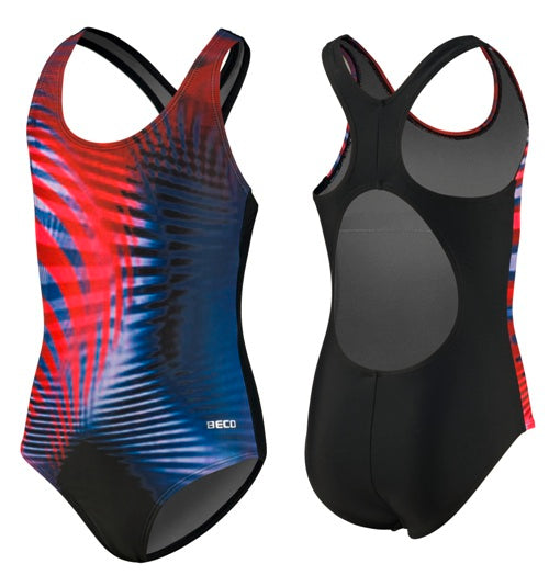 BECO Mädchen Kinder Badeanzug Schwimmanzug Einteiler Größe 128-176